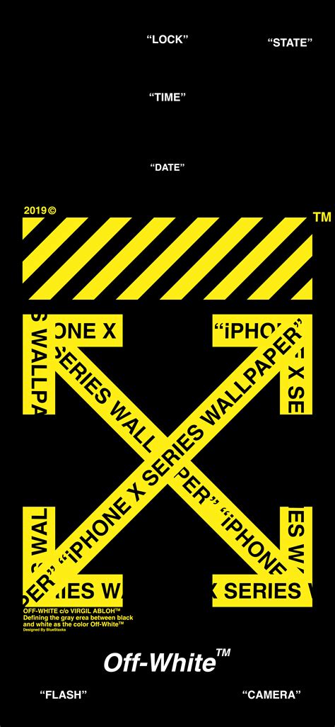 Off-White x supreme wallpaper